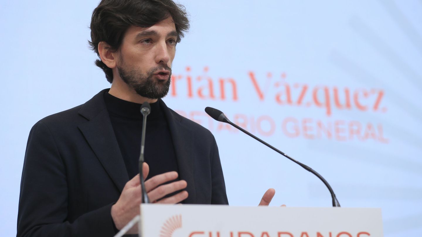 El secretario general de Ciudadanos, Adrián Vázquez. (EFE)