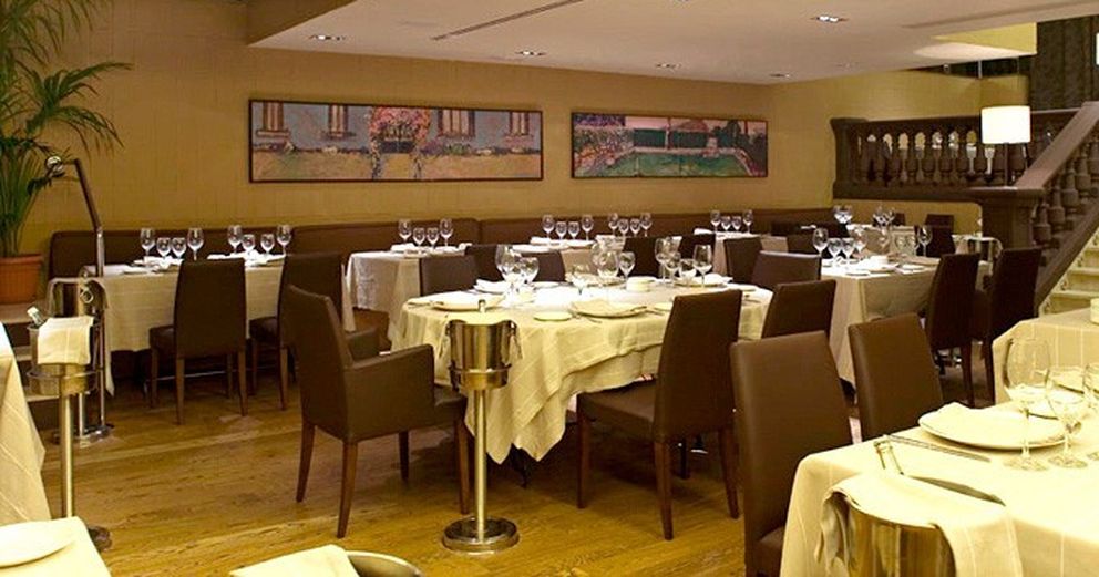 Interior del restaurante Pedralbes de Madrid (M.C.)