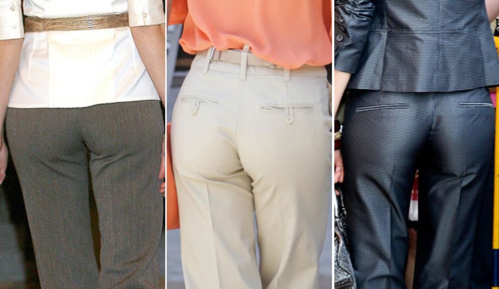 Foto: Campaña en internet contra los pantalones ceñidos de la princesa Letizia
