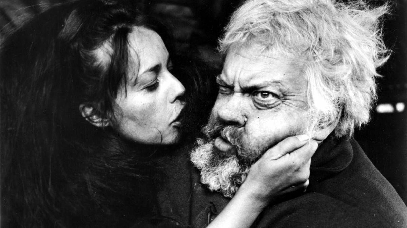 Foto: Escena de 'Campanadas a medianoche', la actriz Jeanne Moreau junto a Orson Welles.