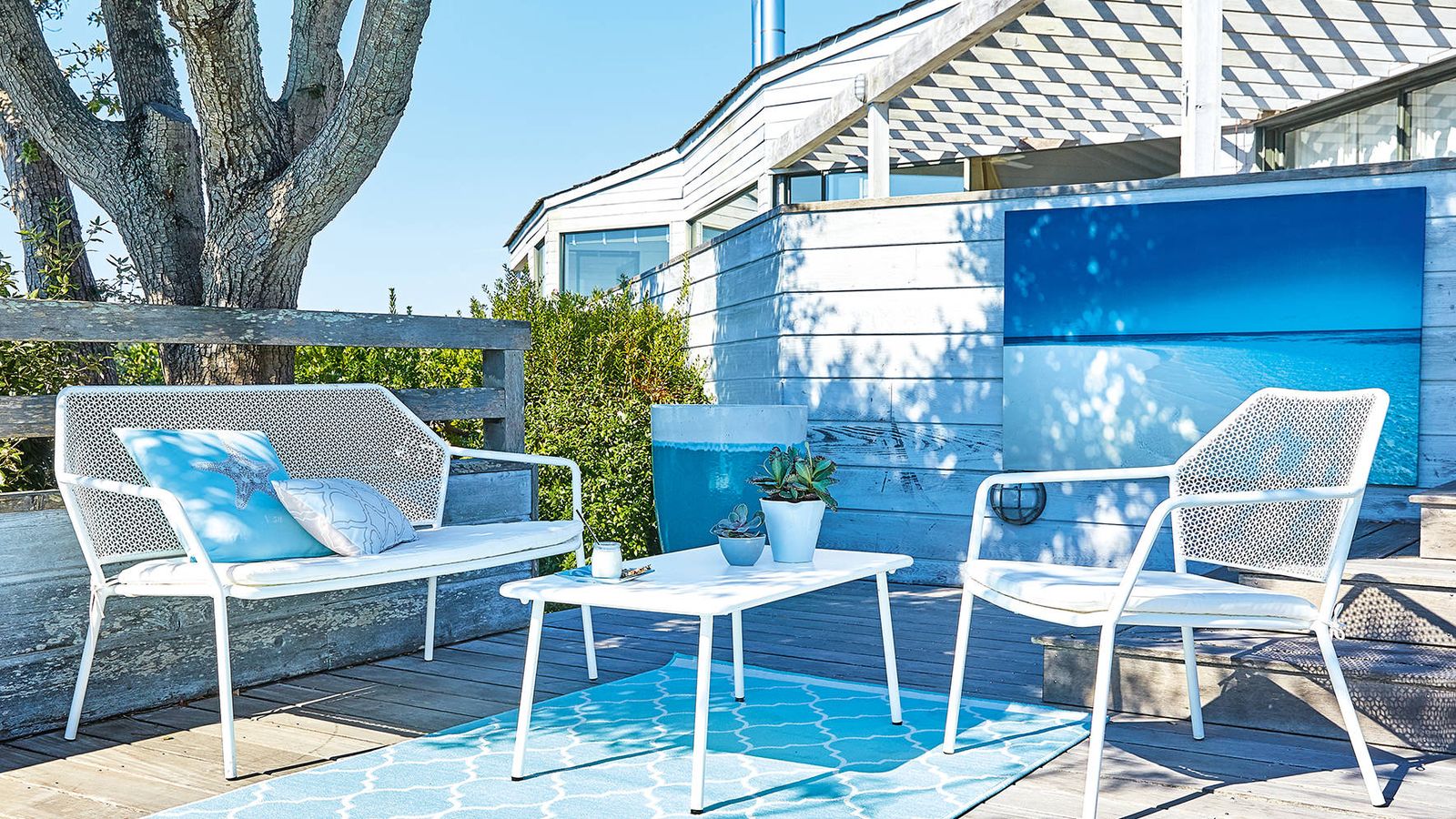 Foto: La terraza es el nuevo salón y la protagonista de la temporada primavera-verano. (Foto: Maisons du Monde)