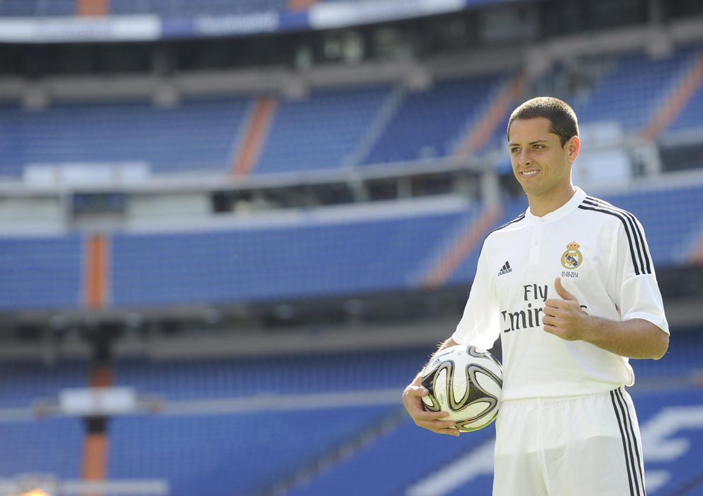 Foto: Chicharito fue presentado como nuevo jugador del Real Madrid 