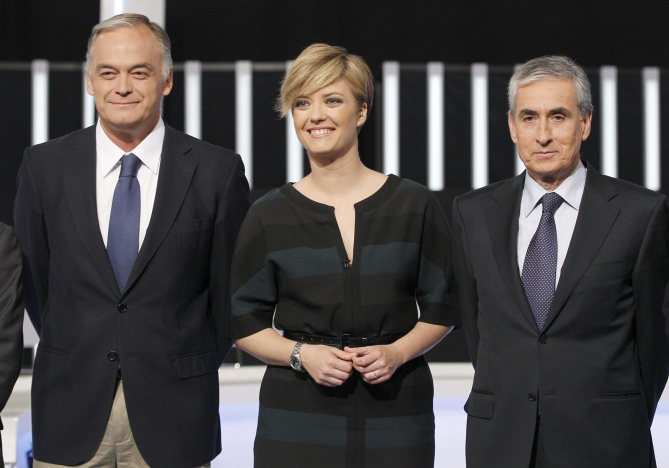 María Casado, en uno de los debates de las elecciones europeas. (EFE)