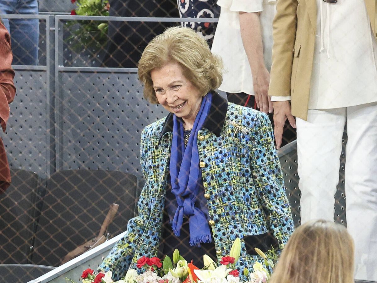 Foto: La reina Sofía, en la final del Open 2024. (Gtres)