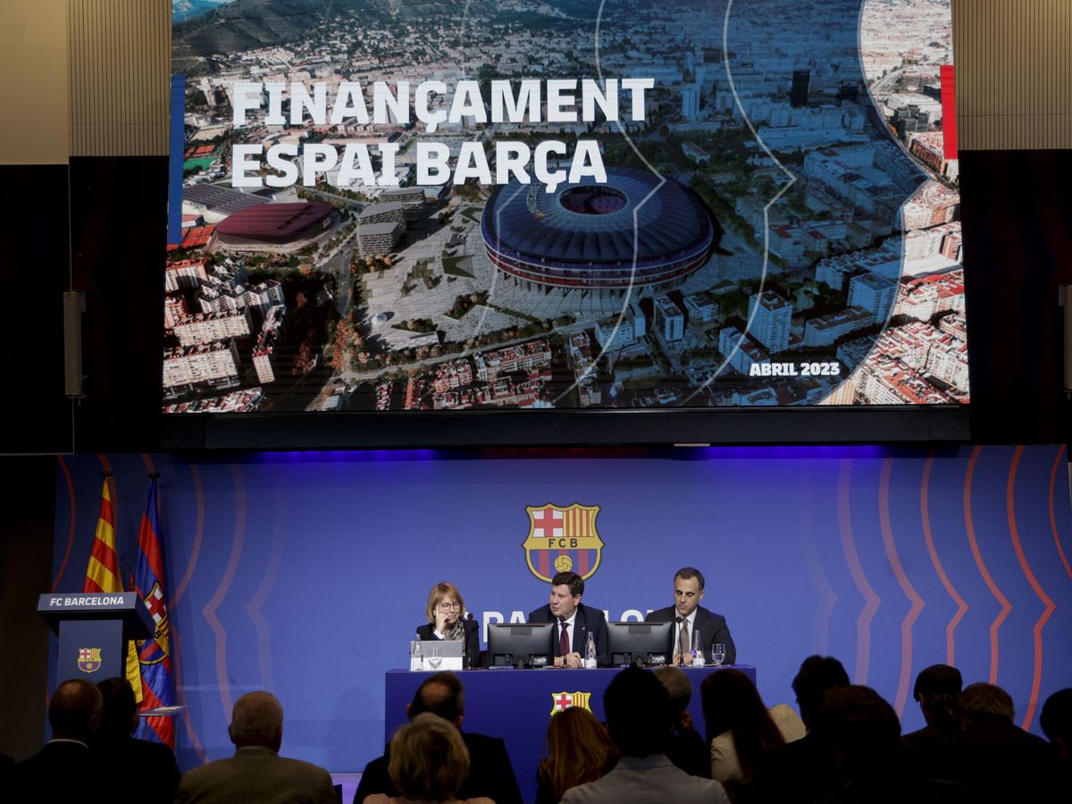 Foto: Presentación de las obras del Espai Barça. (EFE/Quique García)