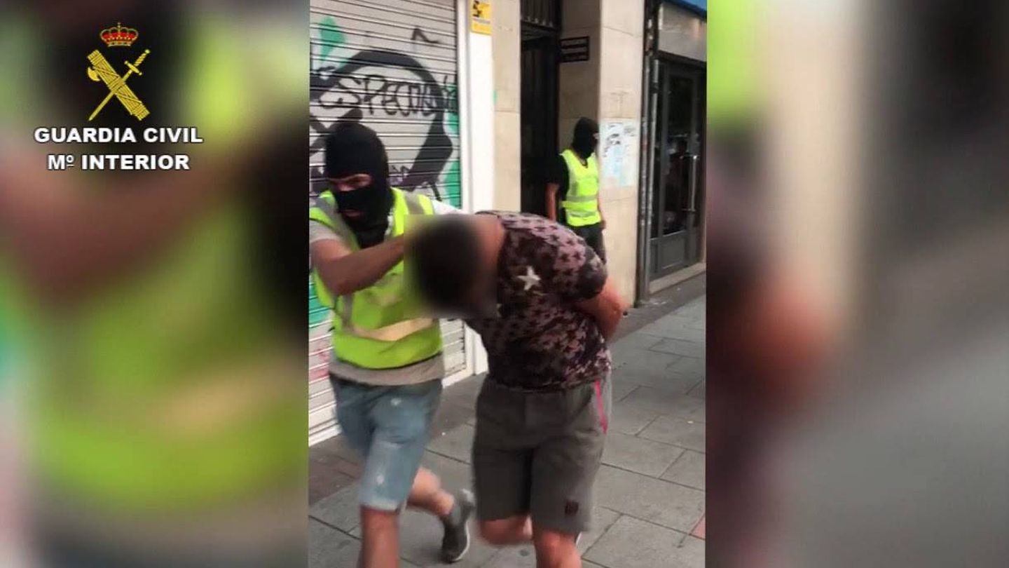 Ciudadanos albaneses detenidos en Madrid en 2018 por el asalto de viviendas