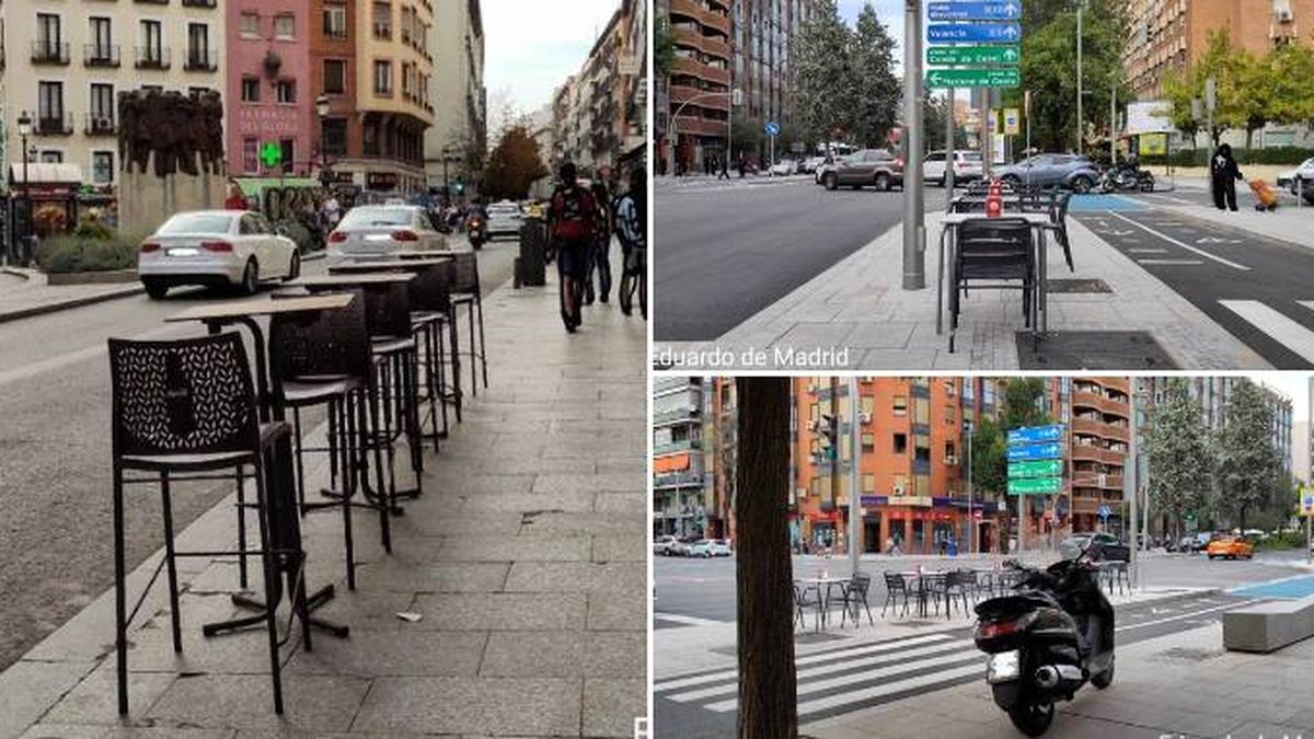 "Terracismo extremo": las redes se quejan del peligro al tomar algo en estas terrazas de bares en Madrid 