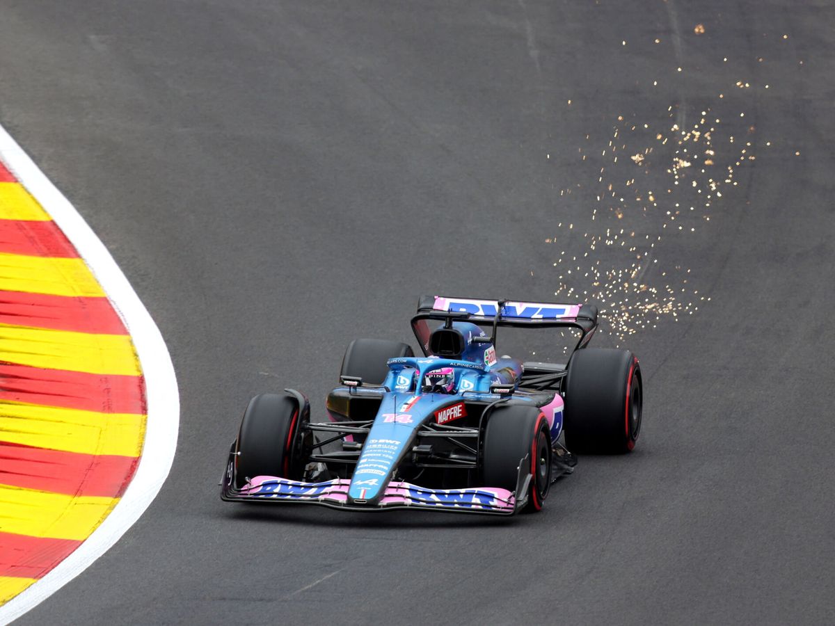 Foto: Alonso en el circuito Spa-Francorchamps. (Reuters)