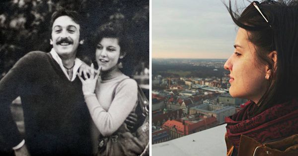 Foto: Mis padres, 'babyboomers', a la izquierda y yo a la derecha, de la generación 'millennial'.