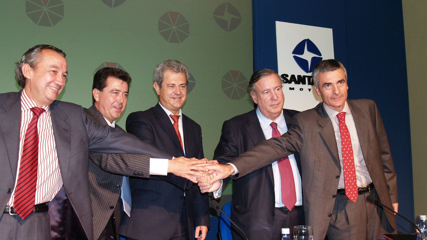 Firma del acuerdo entre Santana y Gamesa en 2005. (Junta de Andalucía)