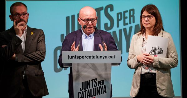 Foto: Gonzalo Boye (c), Josep Costa (i) y Gemma Geis. (EFE)