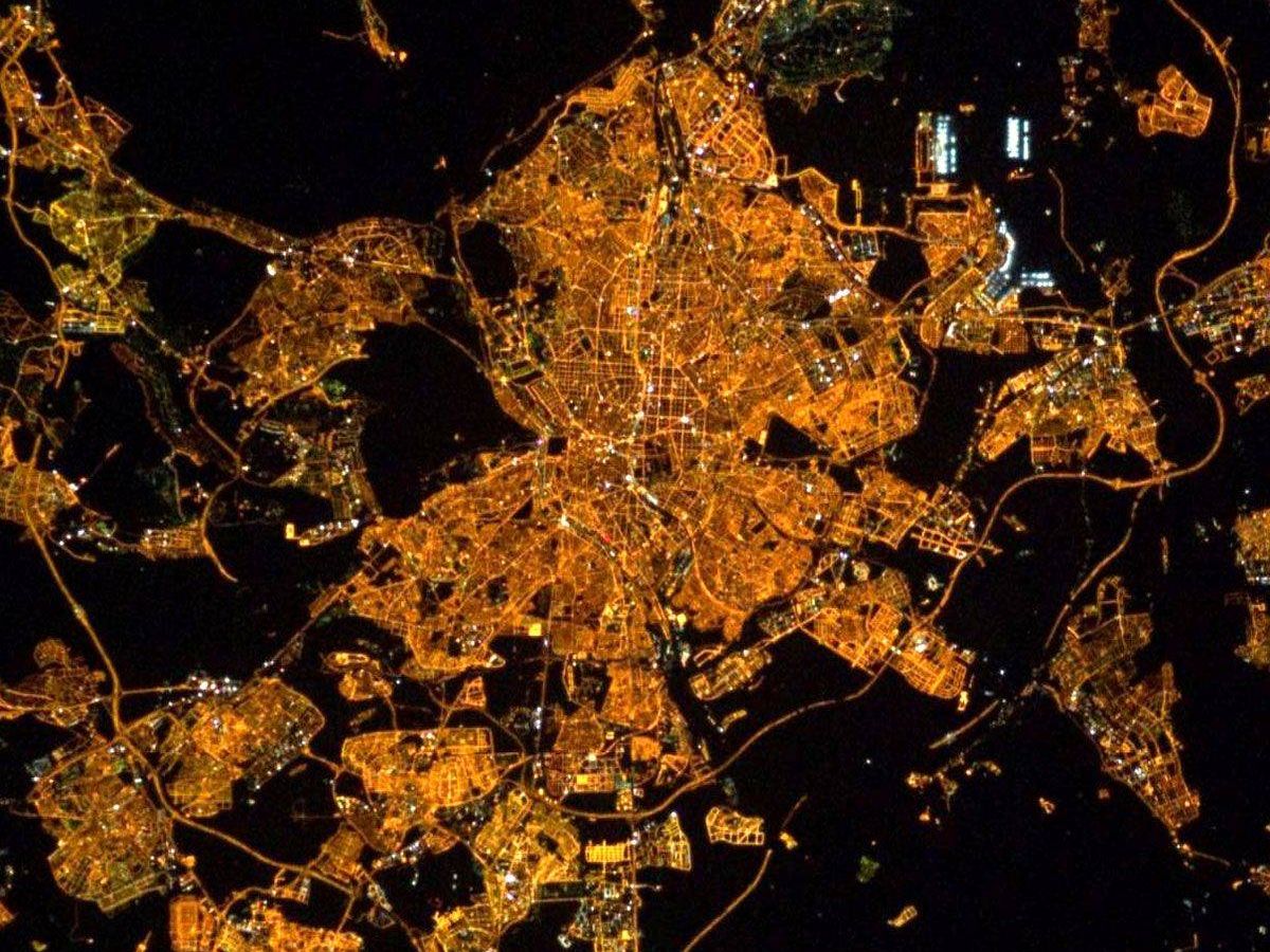 Foto: Madrid desde la ISS. (ISS)
