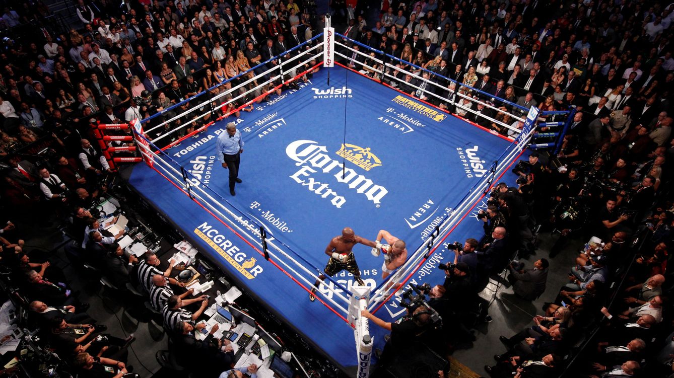 Foto: El T-Mobile de Las Vegas se llenó para ver el combate entre Mayweather y McGregor. (Reuters)