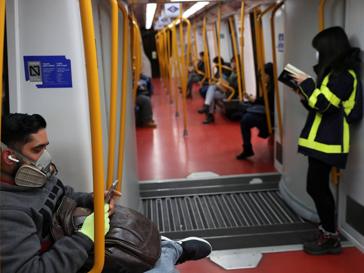 El metro de Madrid, el pasado 19 de marzo. (Reuters)