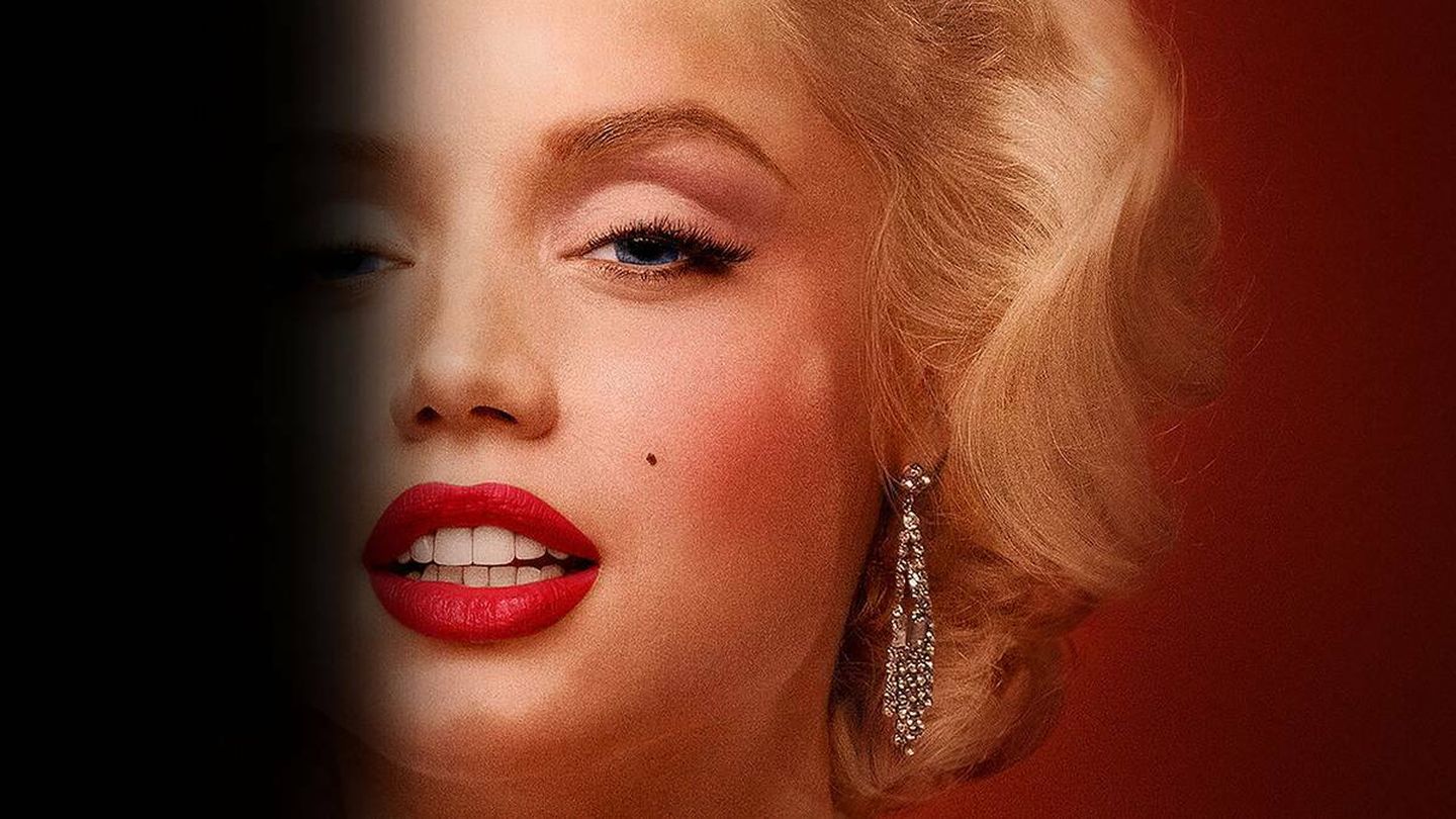Ana de Armas, como Marilyn Monroe en 'Blonde'. (Netflix)