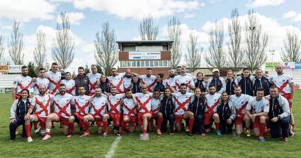 Foto: Imagen de los equipos de rugby de la Brilat.
