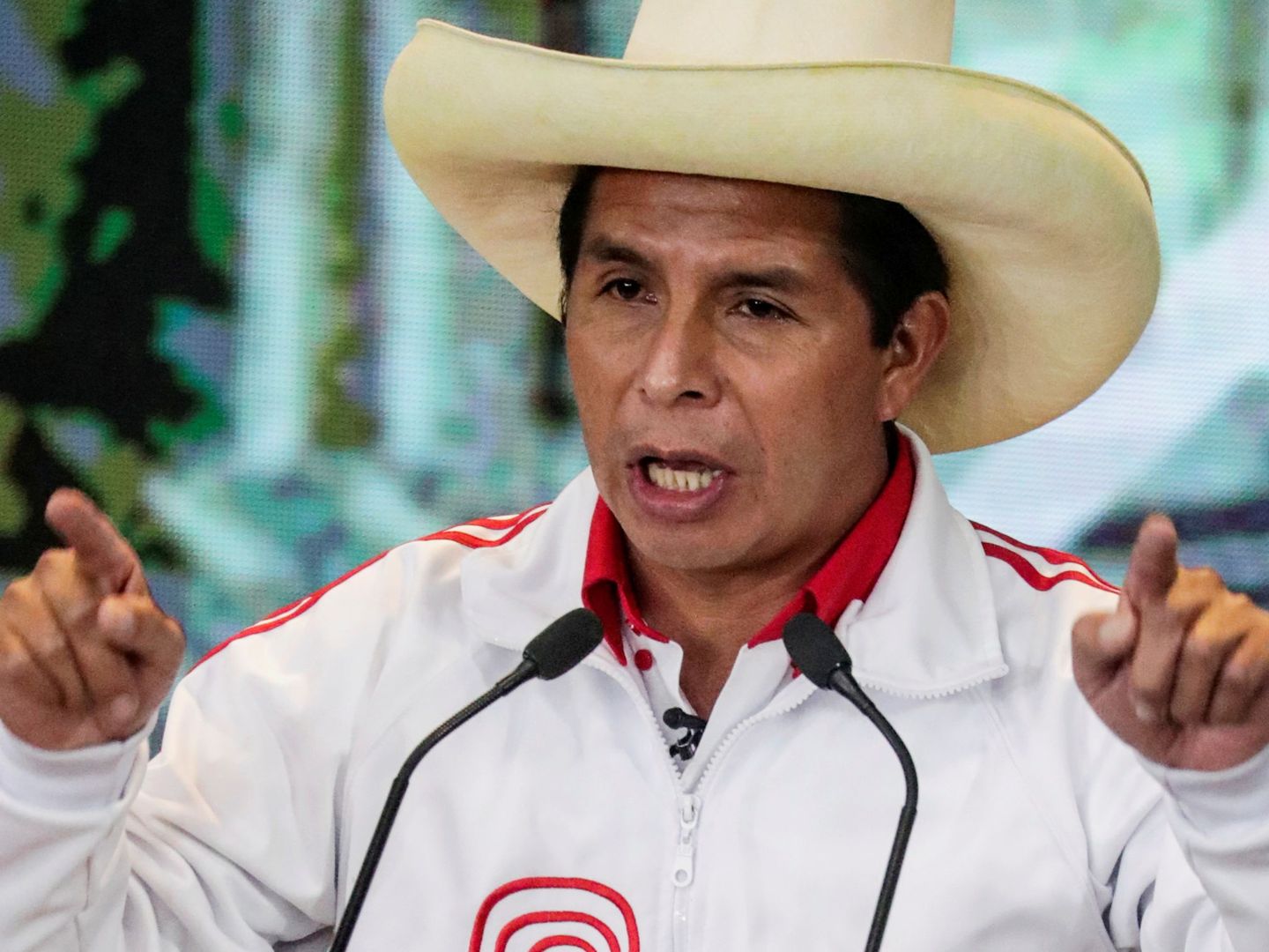 El candidato a la presidencia de Perú, Pedro Castillo. (Reuters)