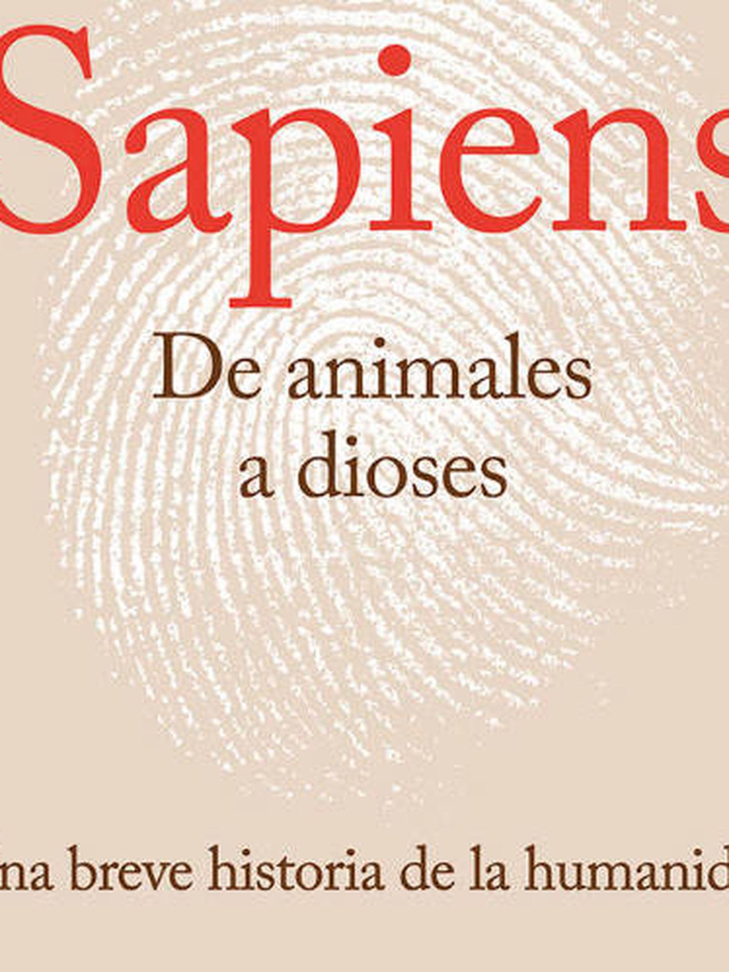 Libro Sapiens, de animales a dioses