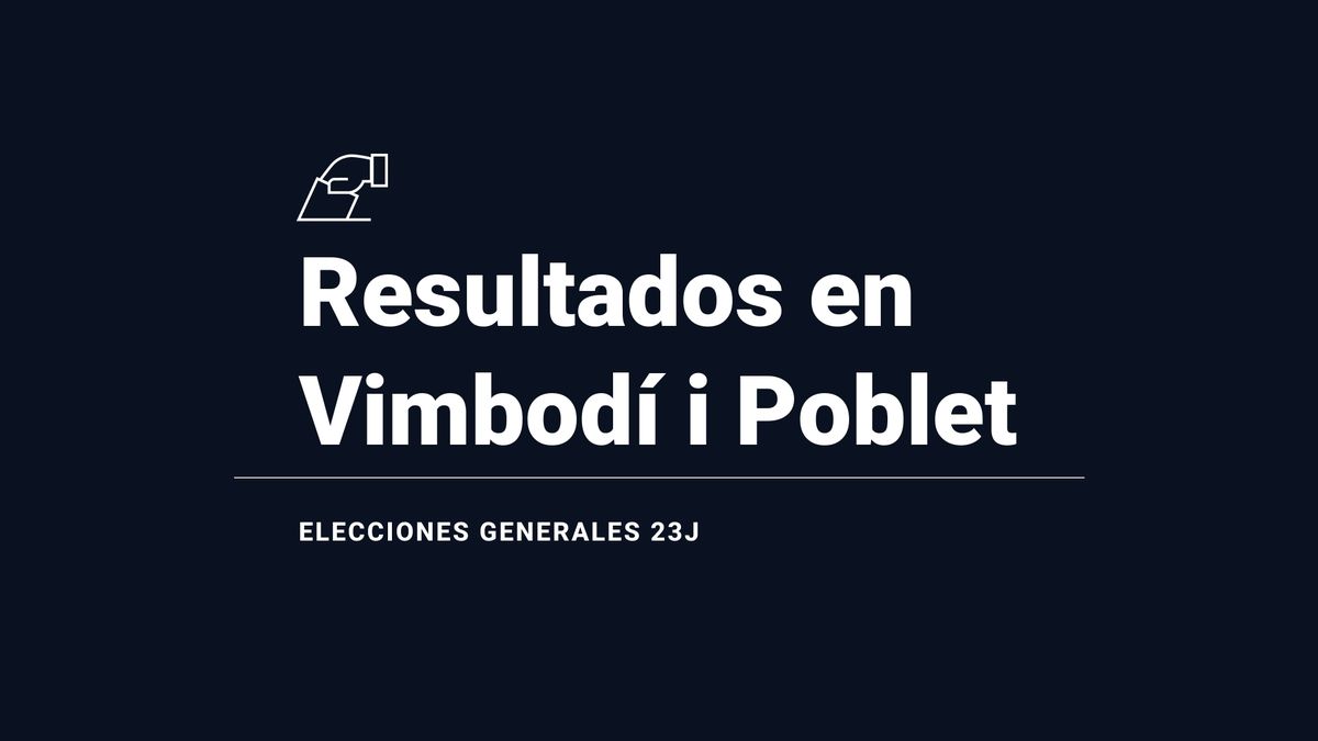 Vimbodí i Poblet, resultados del 23J | Votos y escaños en las elecciones generales 2023: victoria de del PSC