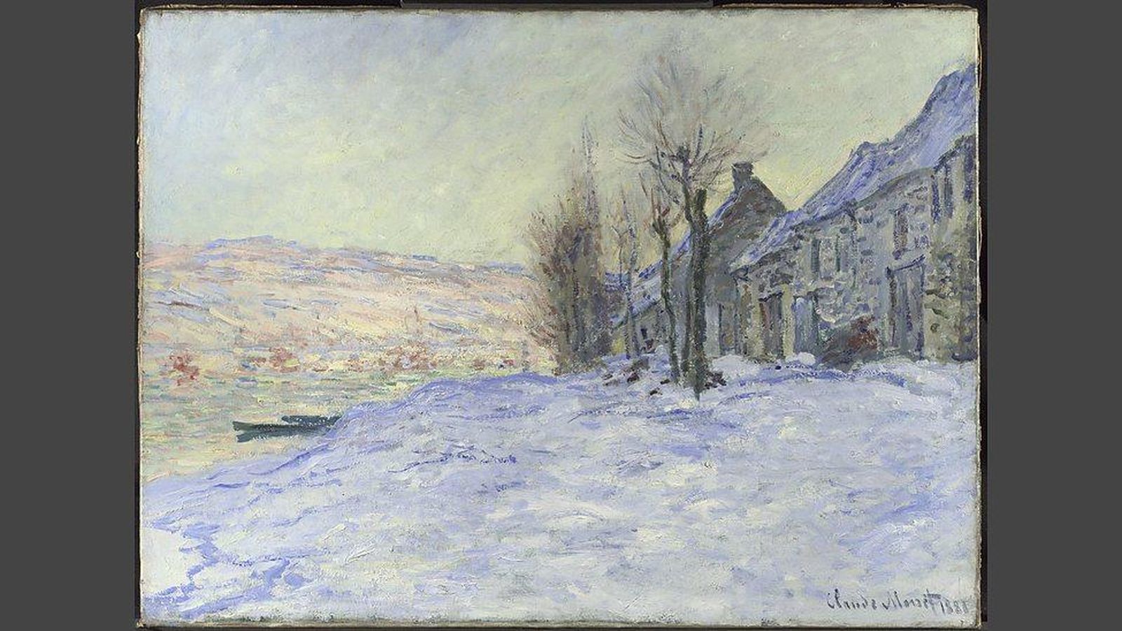 Foto: Uno de los cuadros de Monet incluido en la exposición