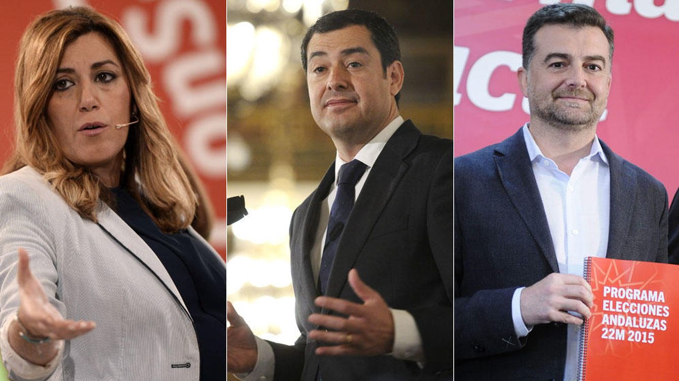 Díaz (PSOE), Moreno Bonilla (PP y Maíllo (IU) son algunos de los candidatos a la Junta andaluza (EC)