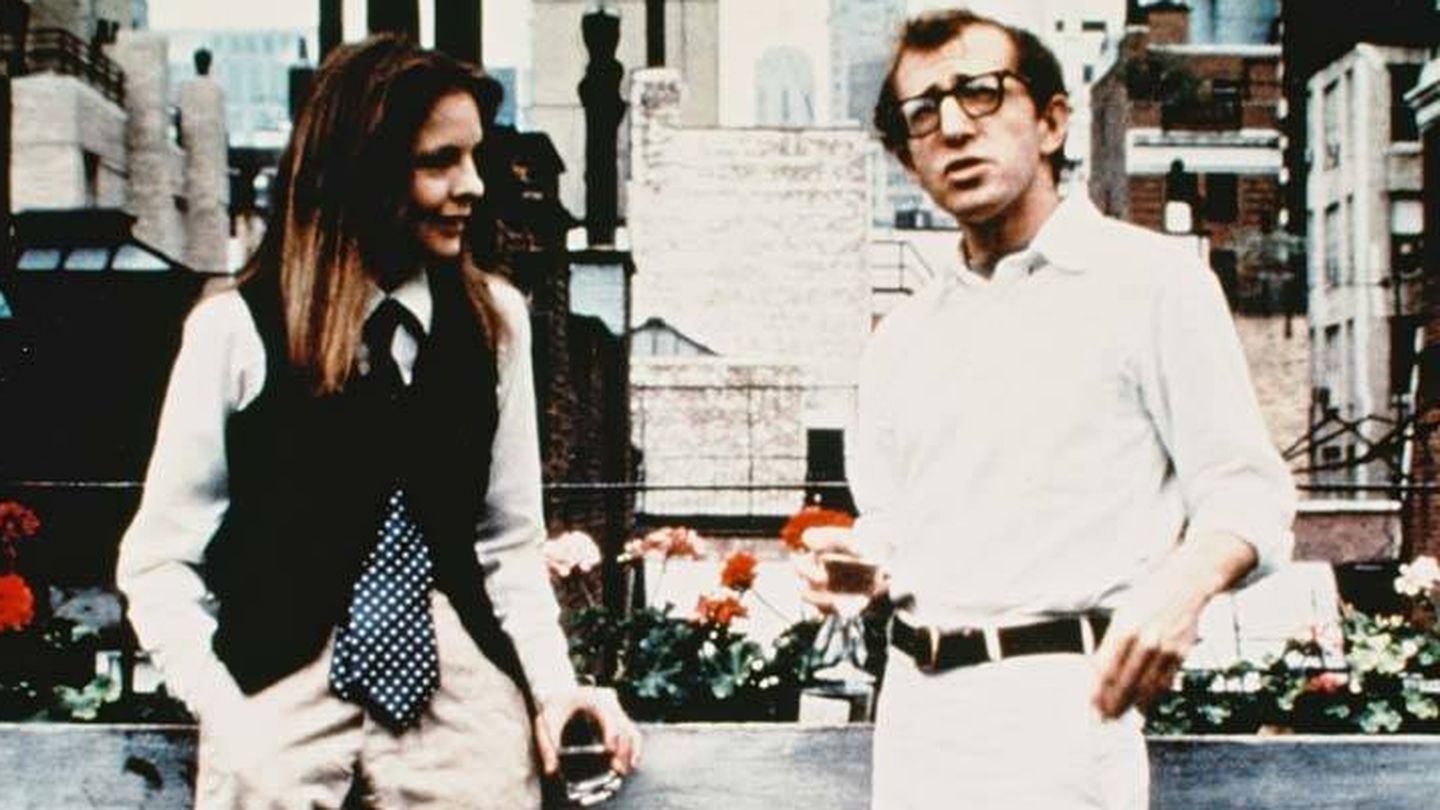 Woody Allen y Diane Keaton como Annie Hall (Getty Images/Silver Screen Collection)