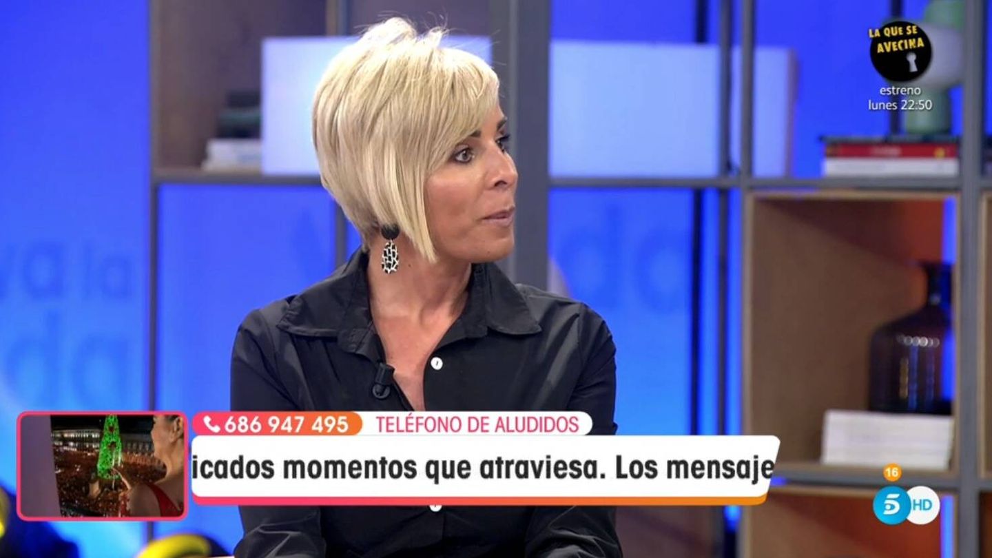 Ana María Aldón en 'Viva la vida'. (Mediaset España)
