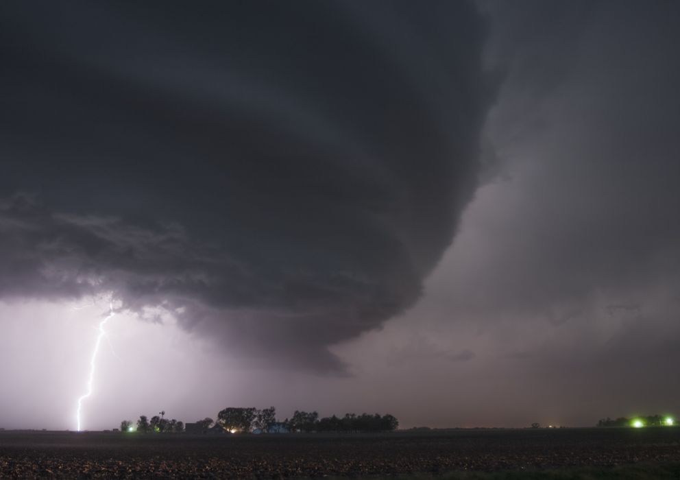 Foto: La 'Nebraska Supercell' fue una de las tormentas más espectaculares que presenció EEUU en 2005. (Corbis)