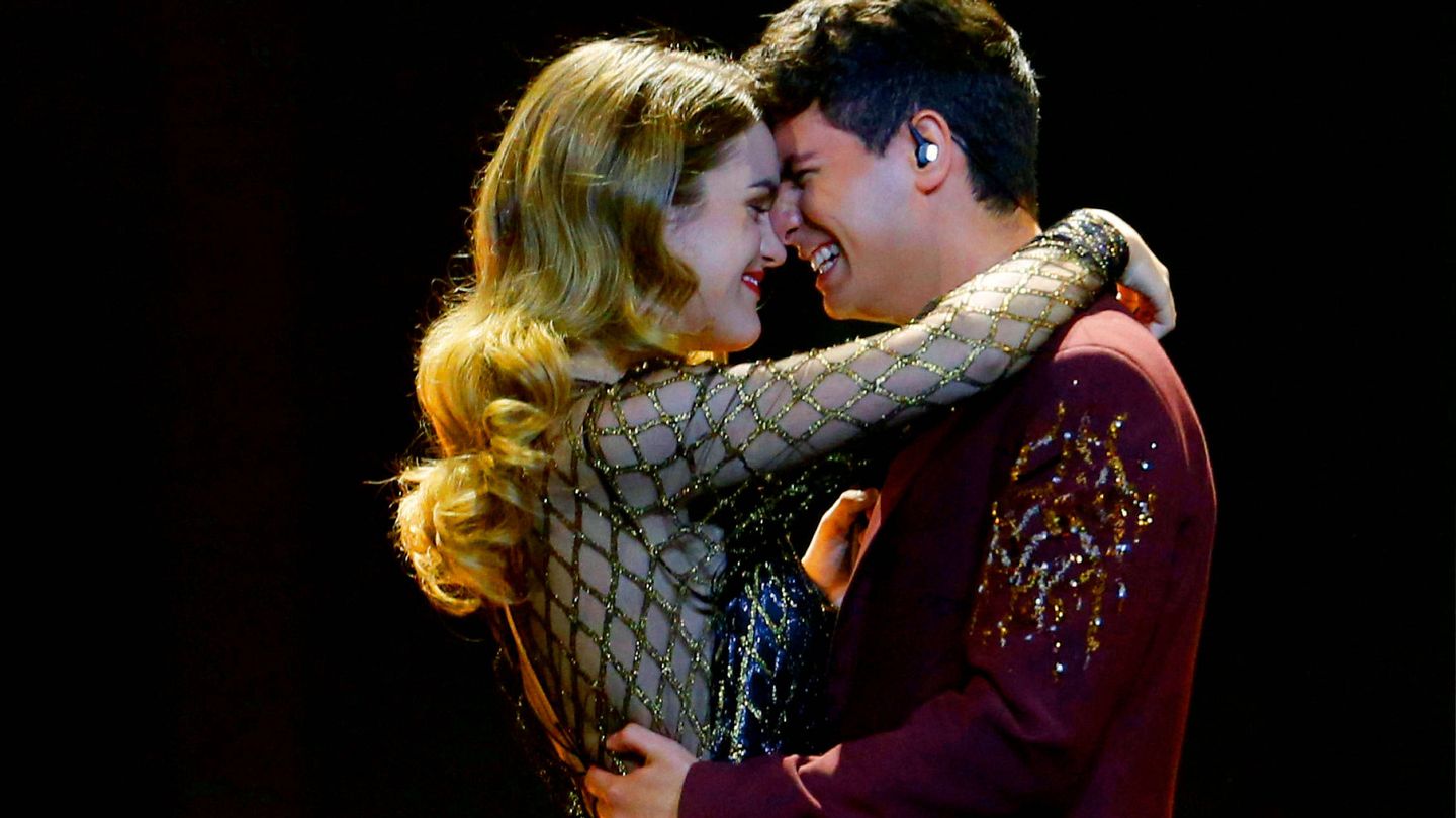 Amaia y Alfred, en Eurovisión. (Reuters)