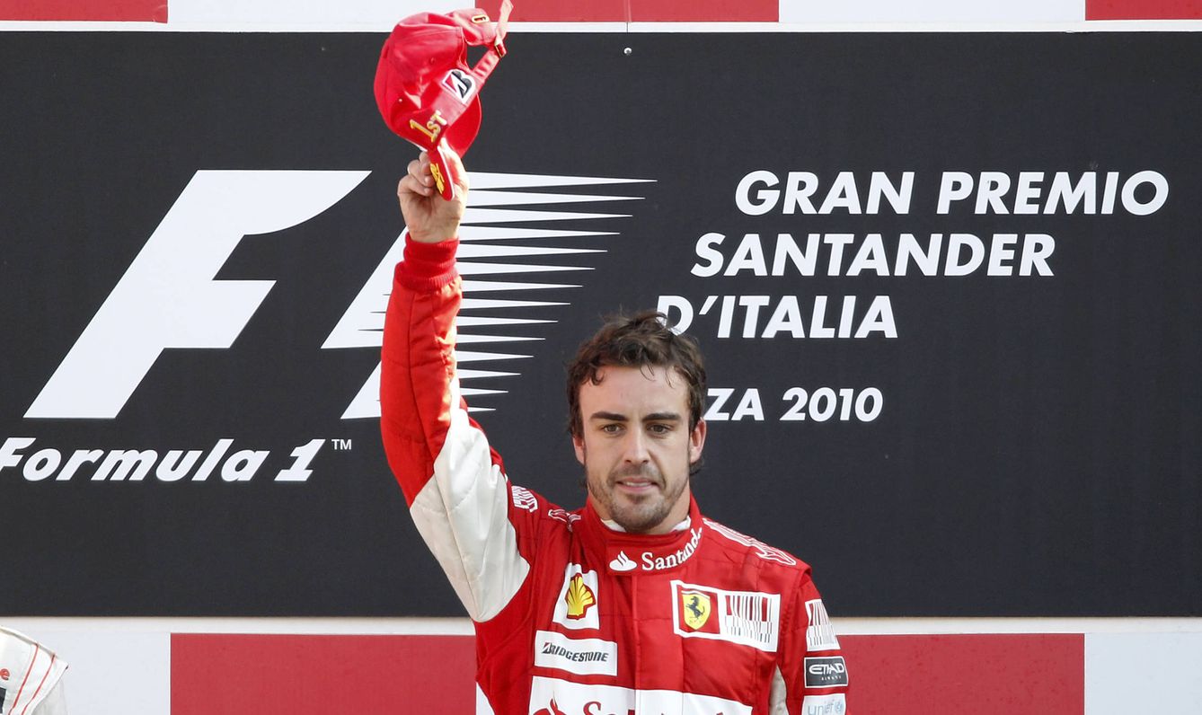 En Monza llegó la primera victoria de un español con Ferrari en el circuito italiano, triunfo vital para seguir aspirando al título (REUTERS/Giampiero Sposito)