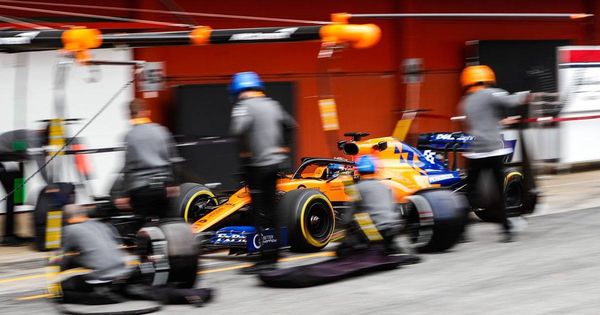 Foto: El box de McLaren, estos días