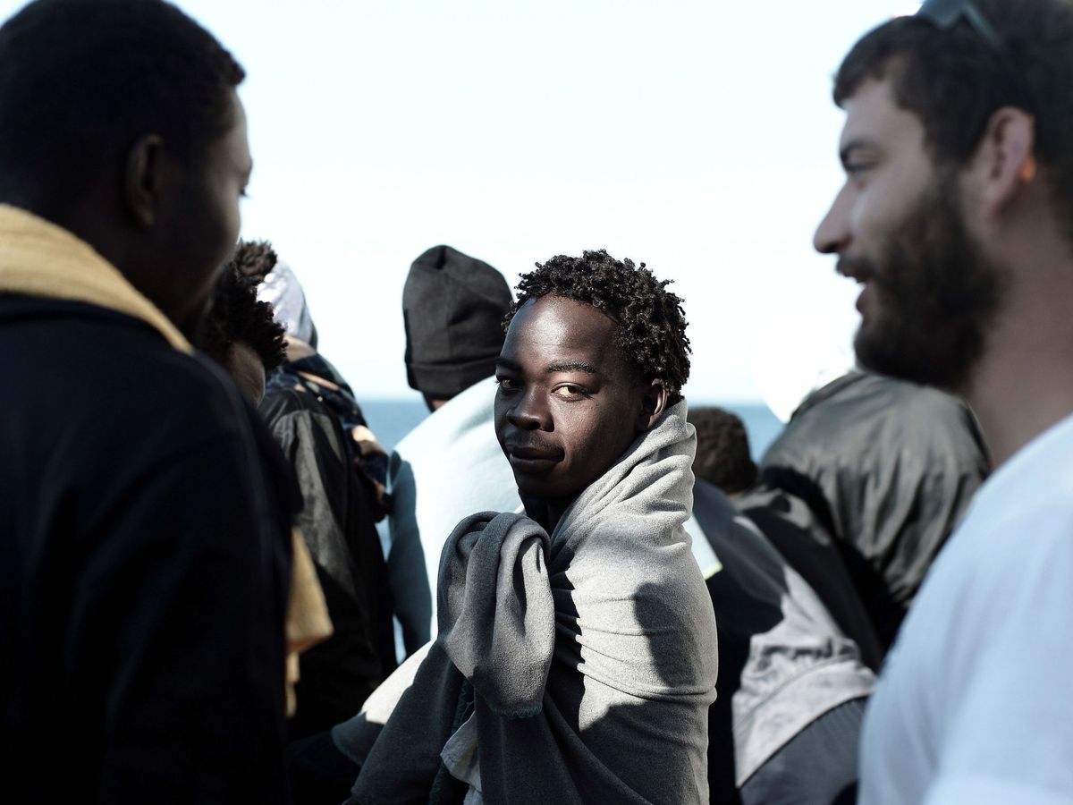 Foto: Migrantes llegando a España en julio de 2018. (EFE)
