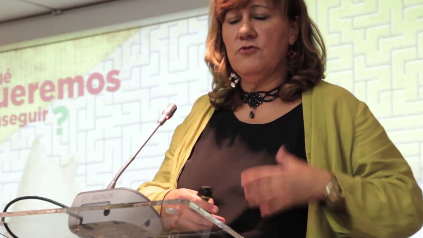 Hernández Fuentes durante una conferencia (YouTube)