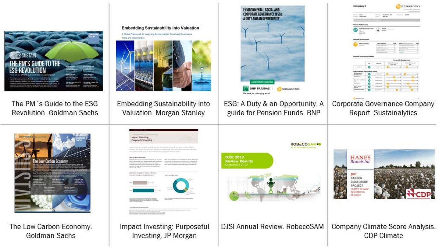 Ejemplos de informes publicados recientemente por bancos de inversión y firmas de análisis