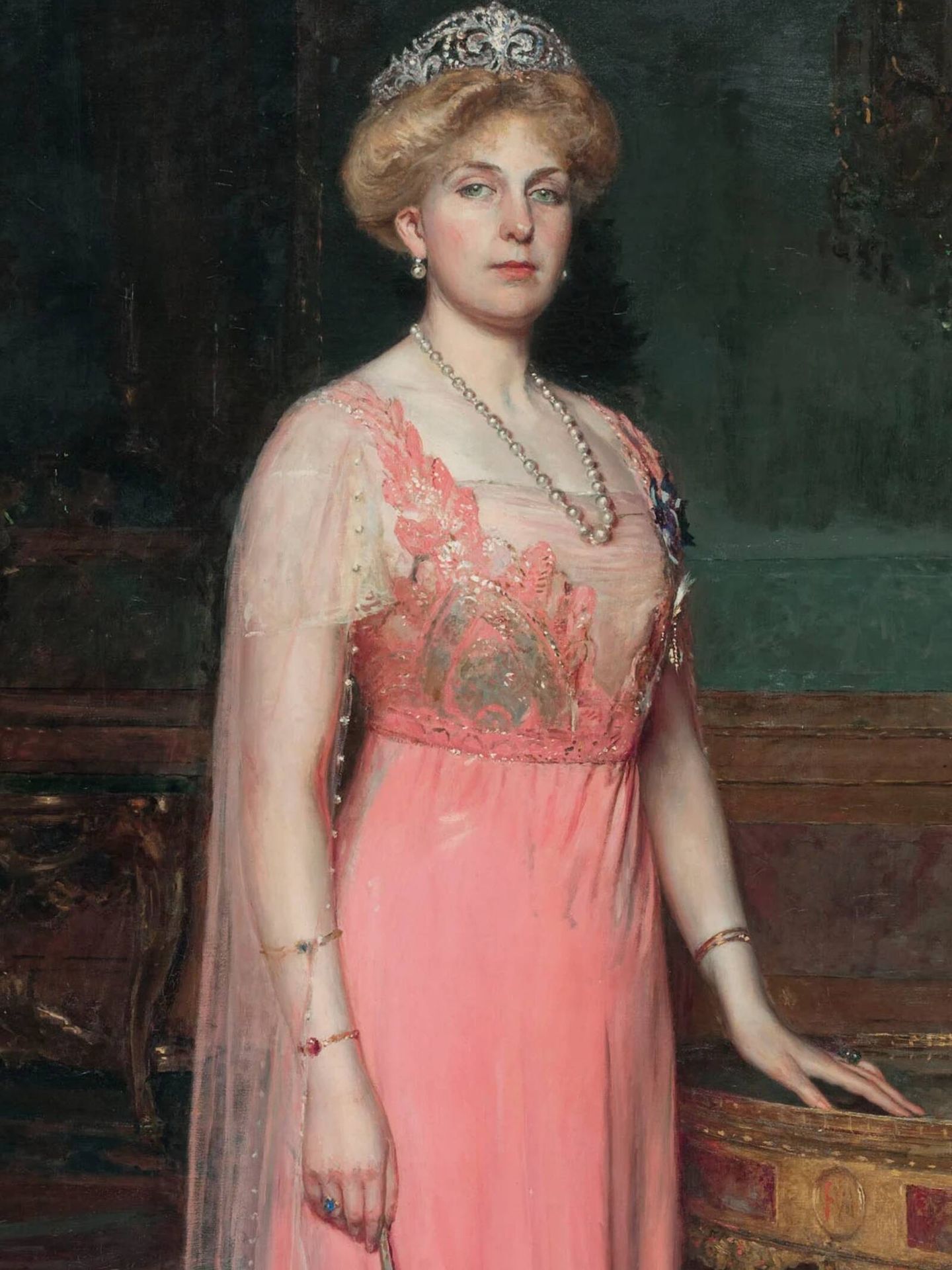 Retrato de Victoria Eugenia de Battenberg, de José Moreno Carbonero, 1912. (Museo Nacional de Arte de Cataluña)