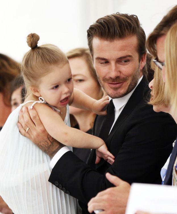 Foto: David Beckham y su hija Harper