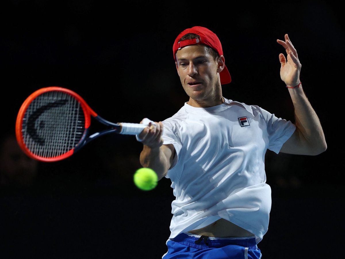 Foto: El tenista argentino Diego Schwartzman. (Reuters/Matthew Childs)