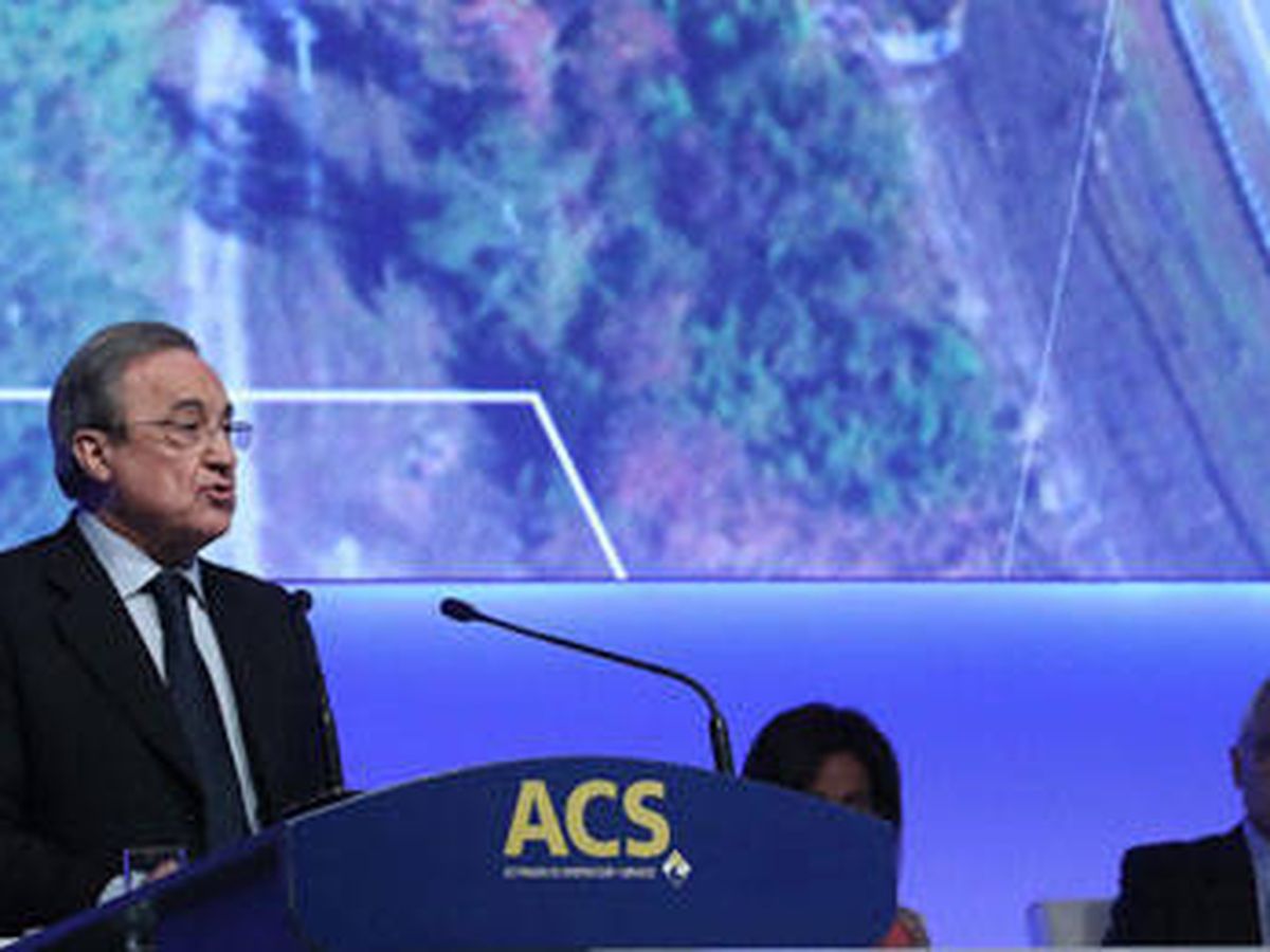 Foto: Florentino Pérez, presidente de ACS