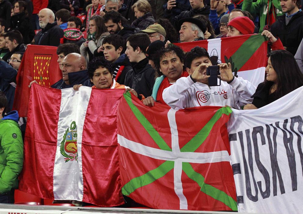 Foto: Imagen del último amistoso de la selección de Euskadi (Efe)