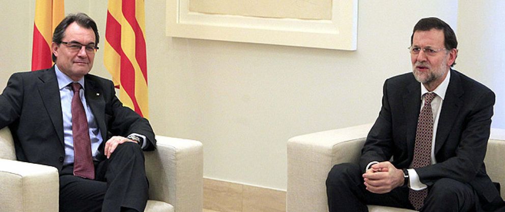 Foto: Rajoy y Mas evidencian sus discrepancias sobre Cataluña en una cita secreta