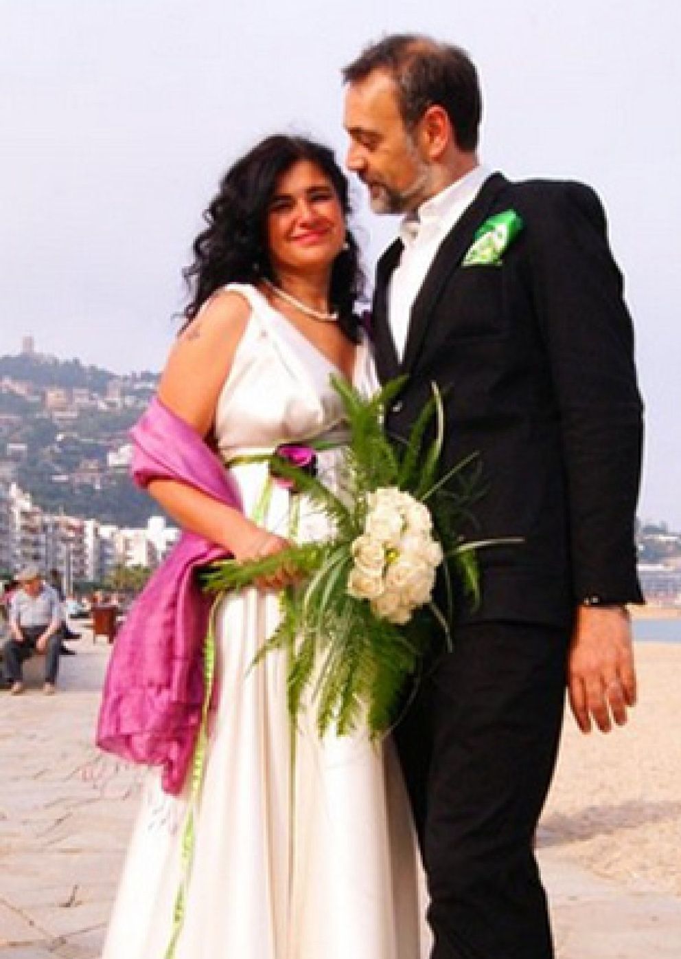 Foto: Los detalles de la boda secreta de Lucía Etxebarría
