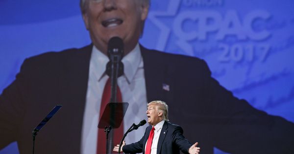 Foto: Donald Trump habla ante la Conferencia De Acción Política Conservadora en Maryland, el 24 de febrero de 2017 (Reuters)