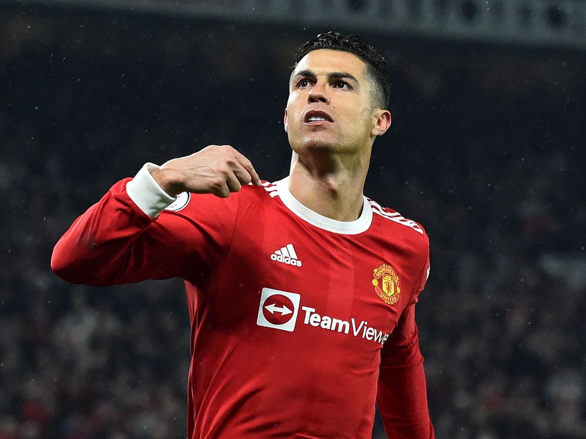 Foto: Cristiano Ronaldo en un partido del Manchester United. (Efe/Peter Powell)