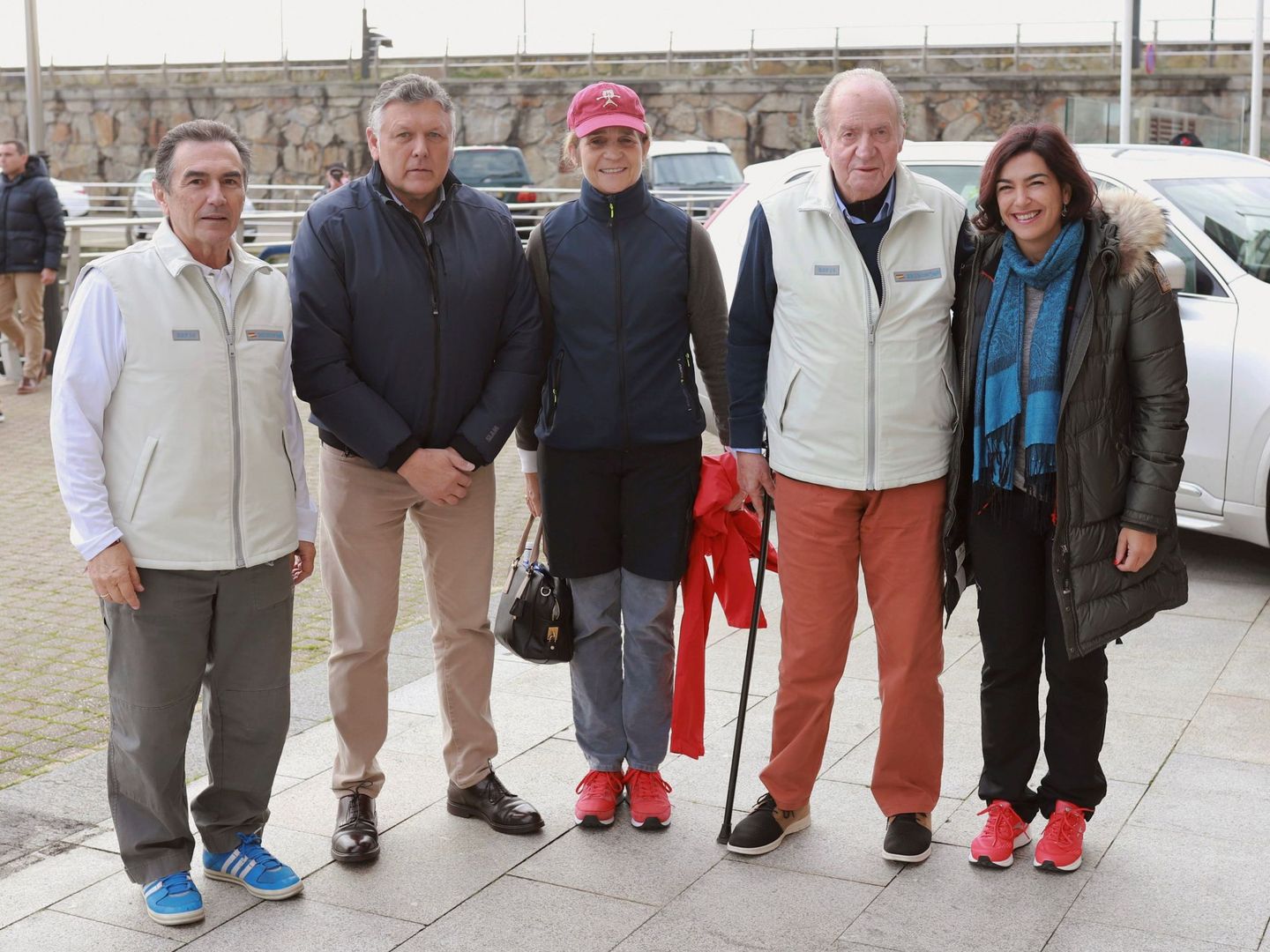 Don Juan Carlos en su última visita a Sanxenxo. (EFE)