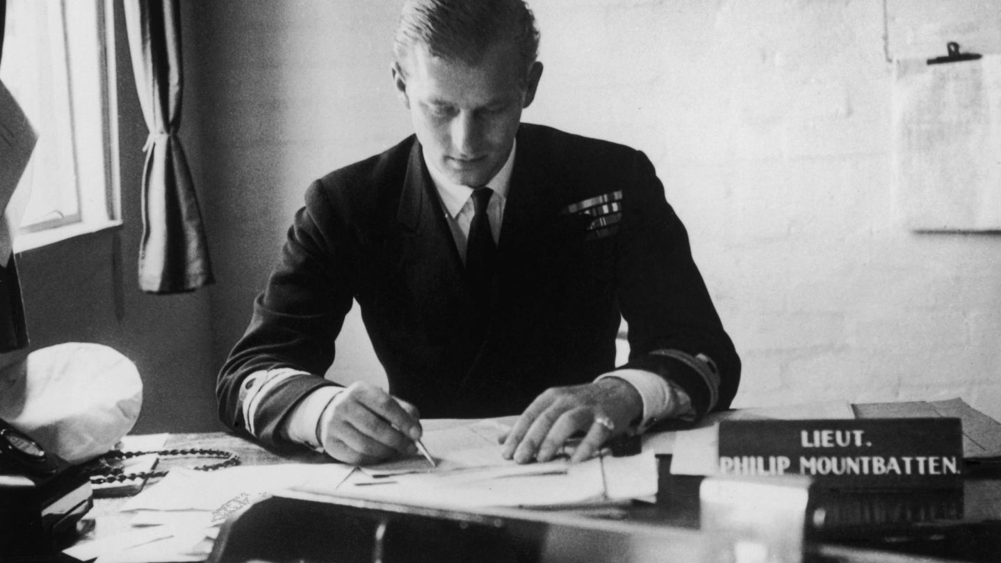  El príncipe Felipe, en 1947. (Getty)