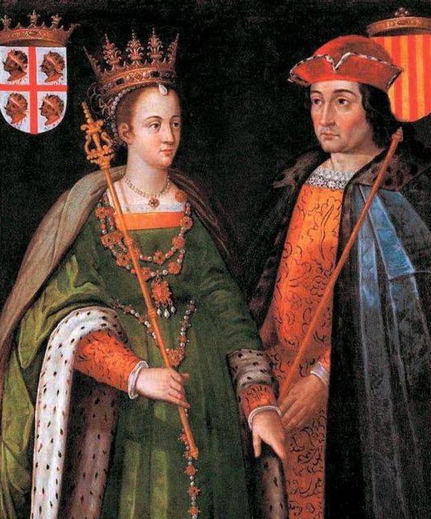 Foto: Petronila y Ramón Berenguer IV, retratados por Filippo Ariosto.