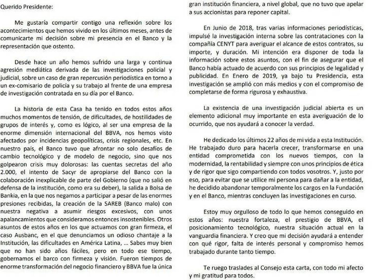 Carta de FG a Carlos Torres.