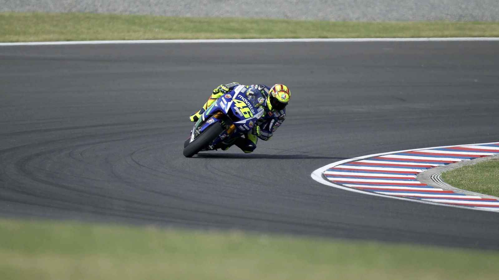 Foto: Valentino Rossi se lleva el Gran Premio de la República Argentina (Efe).