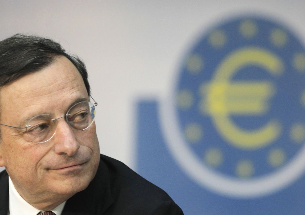 Foto: El presidente del BCE, Mario Draghi, durante la rueda de prensa posterior a la reunión del 7 de noviembre
