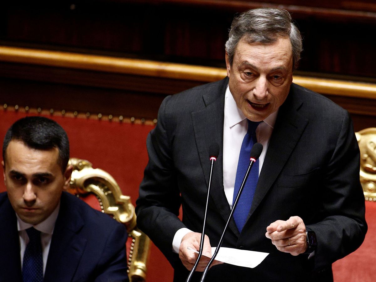 Foto: El primer ministro de Italia, Mario Draghi. (Reuters/Guglielmo Mangiapane)